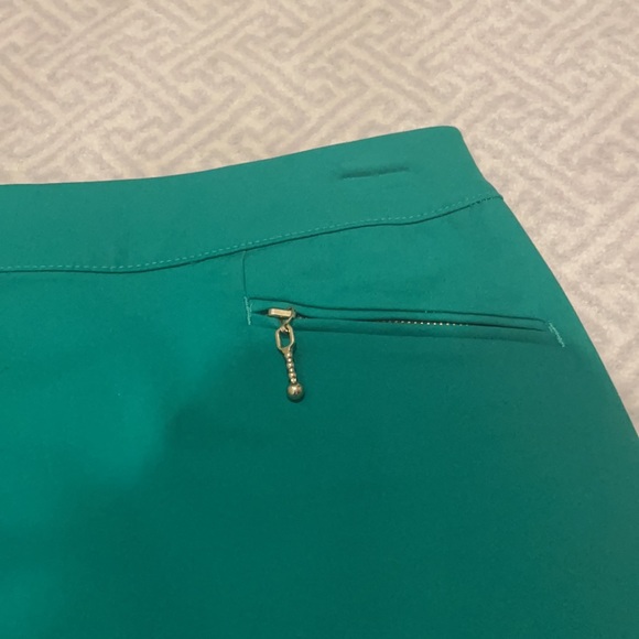 Green Mini Skirt - Picture 2 of 4